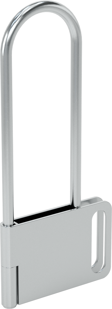 Zorlamaya Dayanıklı Kilitleme Mandalı, Asma Kilit Yuvası ile, 4-3/4“ x 1-1/2” Mandal Boşluğu