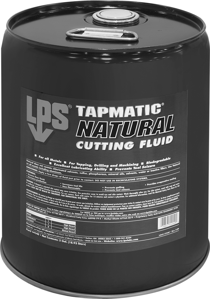 Frezeleme, Tornalama, ve Testere Yağlayıcı, LPS Tapmatic Natural, 5 Galon Varil
