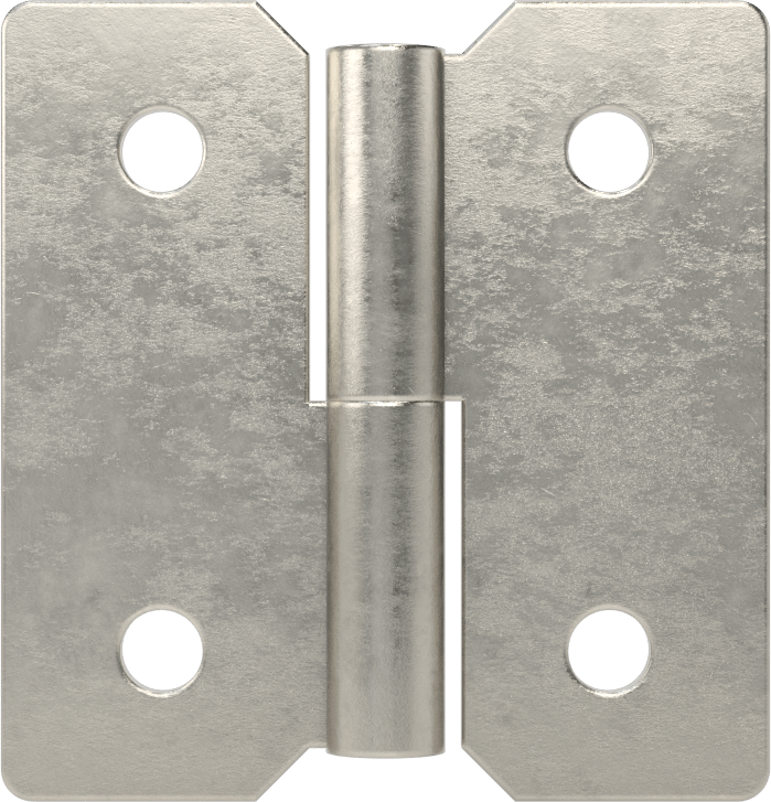 Delikli Yüzeye Monte Kaldırılabilir Menteşeler, 304 Paslanmaz Çelik, 1-1/2“ Yükseklik x 23/32” Genişlik Kapı Kanadı, Sol Taraf