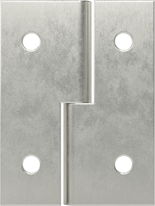 Delikli Yüzeye Monte Kaldırılabilir Menteşeler, Sol Yan Kapı Montajı, Çelik, 2-1/2“ x 15/16” Kapı Kanadı