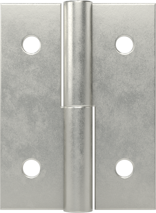Delikli Yüzeye Monte Kaldırılabilir Menteşeler, Sol Yan Kapı Montajı, Çelik, 2-1/2“ x 15/16” Kapı Kanadı
