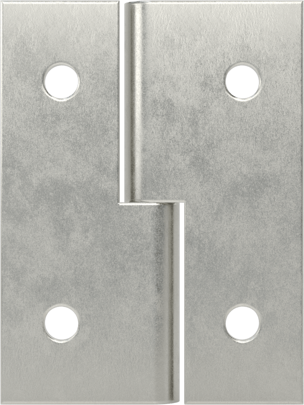 Delikli Yüzeye Monte Kaldırılabilir Menteşeler, Sağ Taraf Kapı Montajı, Çelik, 2-1/2“ x 15/16” Kapı Kanadı