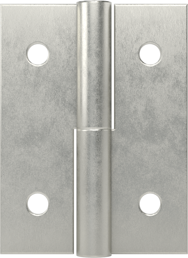 Delikli Yüzeye Monte Kaldırılabilir Menteşeler, Sağ Taraf Kapı Montajı, Çelik, 2-1/2“ x 15/16” Kapı Kanadı