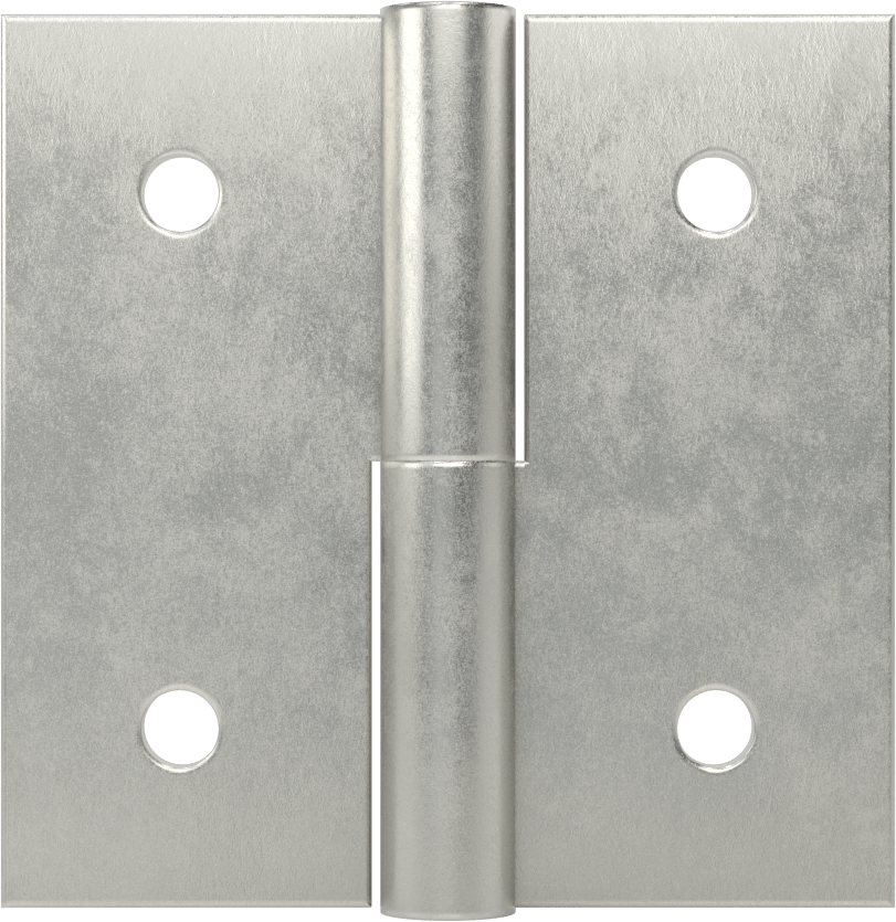 Delikli Yüzeye Monte Kaldırılabilir Menteşeler, Sağ Taraf Kapı Montajı, Çelik, 2-1/2“ x 1-1/4” Kapı Kanadı