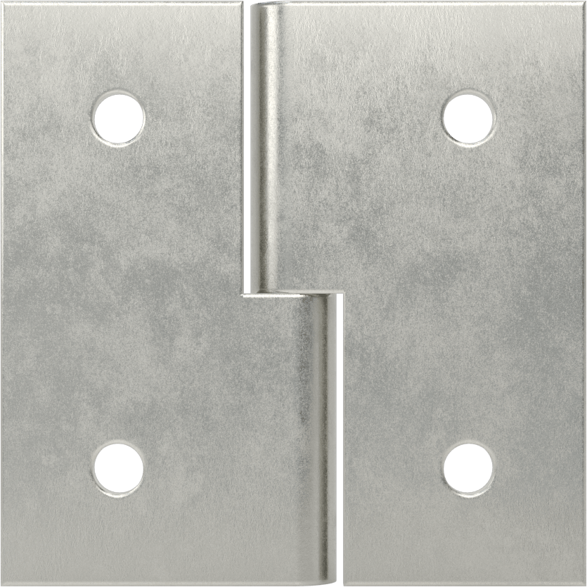 Delikli Yüzeye Monte Kaldırılabilir Menteşeler, Sağ Taraf Kapı Montajı, Çelik, 2-1/2“ x 1-1/4” Kapı Kanadı