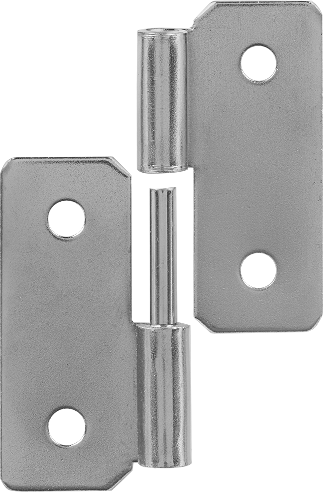 Delikli Yüzeye Monte Kaldırılabilir Menteşeler, Nikel Kaplı Çelik, 1-1/2“ x 23/32” Kapı Kanadı, Sol Taraf