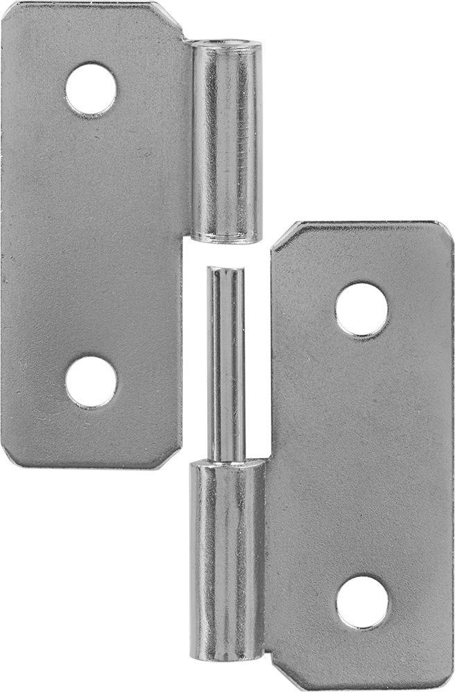 Delikli Yüzeye Monte Kaldırılabilir Menteşeler, Nikel Kaplı Çelik, 1-1/2“ x 23/32” Kapı Kanadı, Sağ Taraf