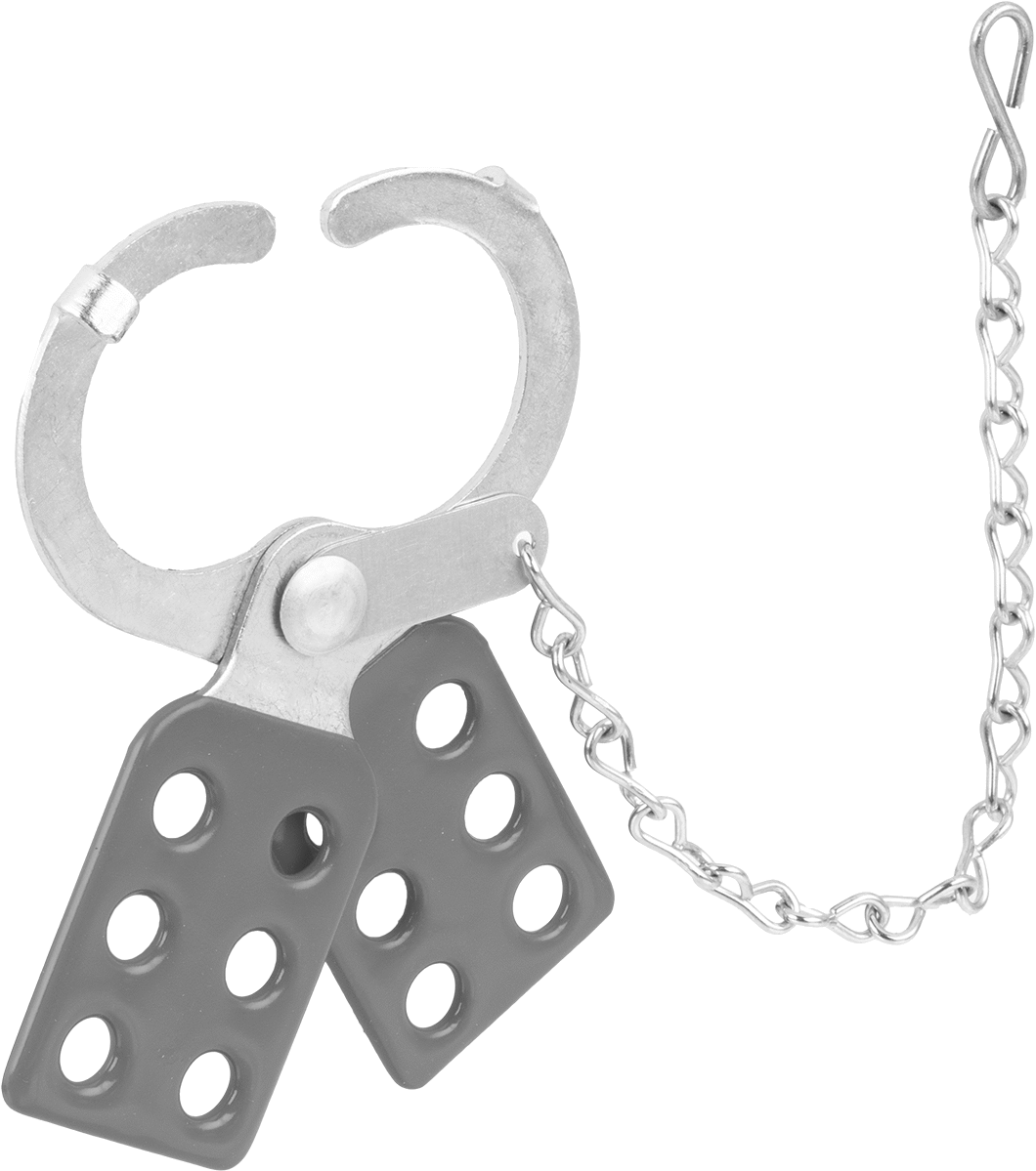 Kaldırmaya Dayanıklı Kilitli Mandal Kilidi, Zincirli, 1-1/2“ x 1-1/2” Mandal Boşluğu