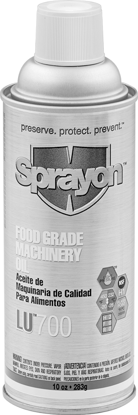 Yiyecek ve İçecek Yağlayıcı, Sprayon Lu 700, 10 oz..
