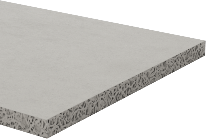 Esnek Yüksek Sıcaklık Silikon Köpük Şerit, Ultra Pürüzsüz Doku, 1/8" Kalınlık, 2" x 36"