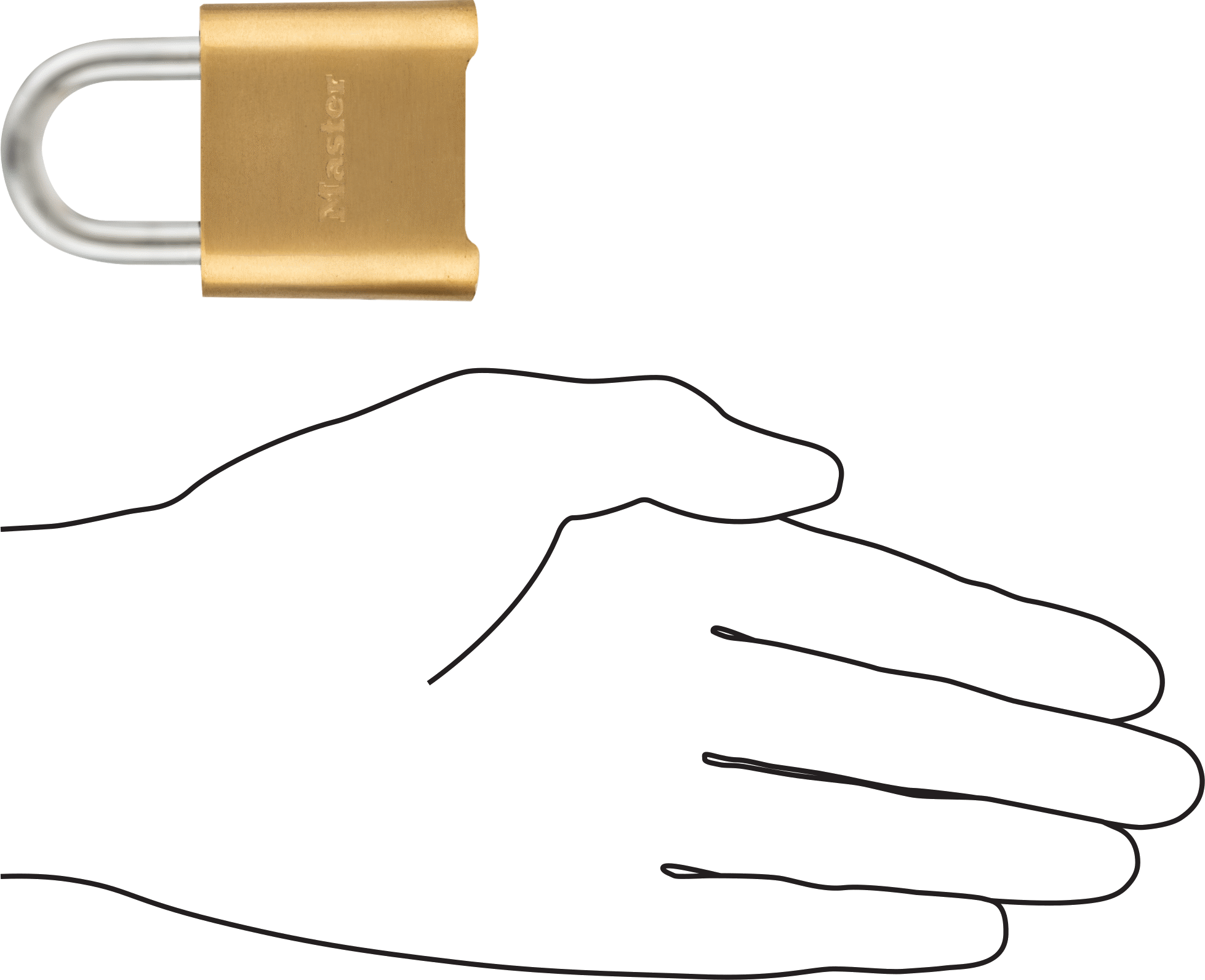 Hava Koşullarına Dayanıklı Sıfırlanabilir Şifreli Asma Kilit, Çelik Çift Kilitli Kelepçe ile, Master Lock Model 975
