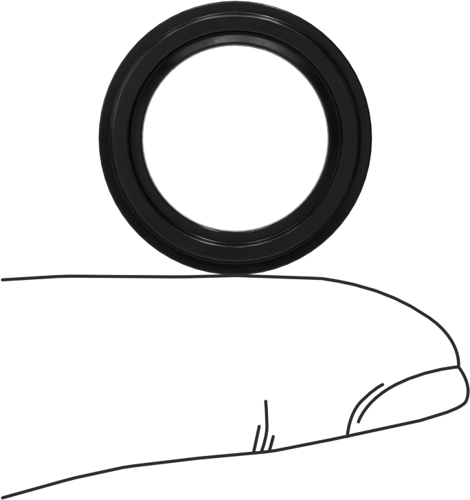 Çift X-Profil Yağa Dayanıklı Buna-N O-Ring, 1/8 Kesirli Genişlik, Dash Numara 208