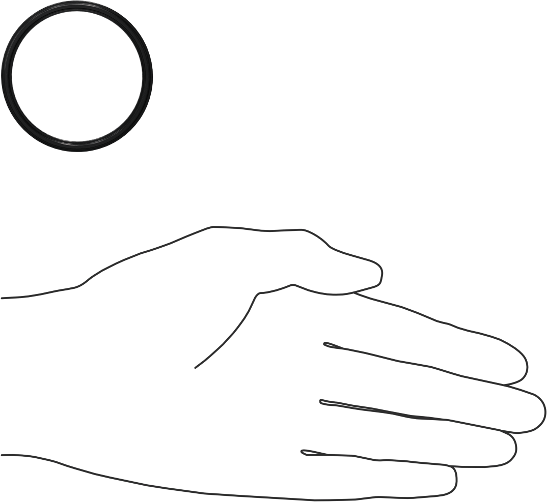 Çift X-Profil Yağa Dayanıklı Buna-N O-Ring, 1/8 Kesirli Genişlik, Dash Numarası 224