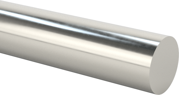 Doğrusal Hareket Mili, 17-4 PH Paslanmaz Çelik, 3/32" Çap, 4" Uzunluk