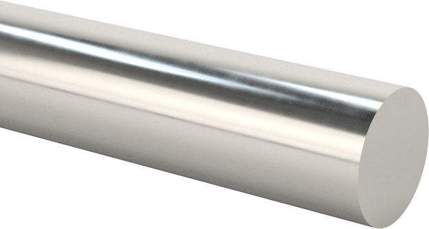 Doğrusal Hareket Mili, 17-4 PH Paslanmaz Çelik, 3/32" Çap, 5 inç Uzunluk