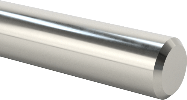 Doğrusal Hareket Mili, 17-4 PH Paslanmaz Çelik, 1/8" Çap, 36" Uzunluk