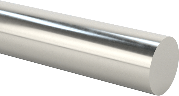Doğrusal Hareket Mili, 17-4 PH Paslanmaz Çelik, 5/64" Çap, 2" Uzunluk