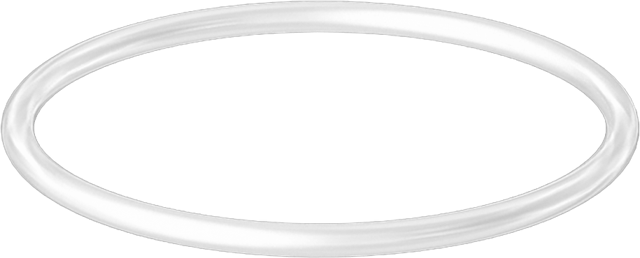 Yüksek Sıcaklık Temiz Oda Silikon O-Ring, 1/16 Kesirli Genişlik, Dash No. 026