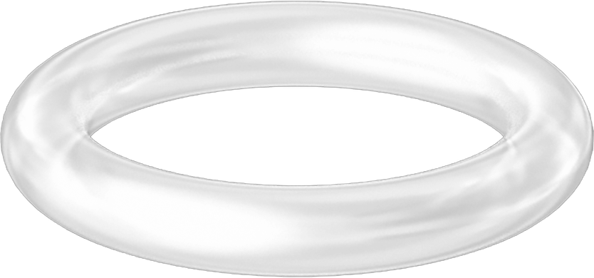 Yüksek Sıcaklık Temiz Oda Silikon O-Ring, 3/32 Kesirli Genişlik, Dash No. 112