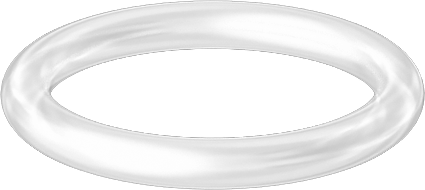 Yüksek Sıcaklık Temiz Oda Silikon O-Ring, 3/32 Kesirli Genişlik, Dash No. 115