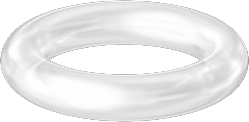 Yüksek Sıcaklık Temiz Oda Silikon O-Ring, 1/8 Kesirli Genişlik, Dash No. 206
