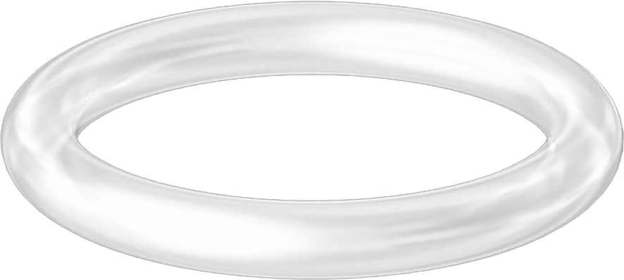 Yüksek Sıcaklık Temiz Oda Silikon O-Ring, 1/8 Kesirli Genişlik, Dash No. 212