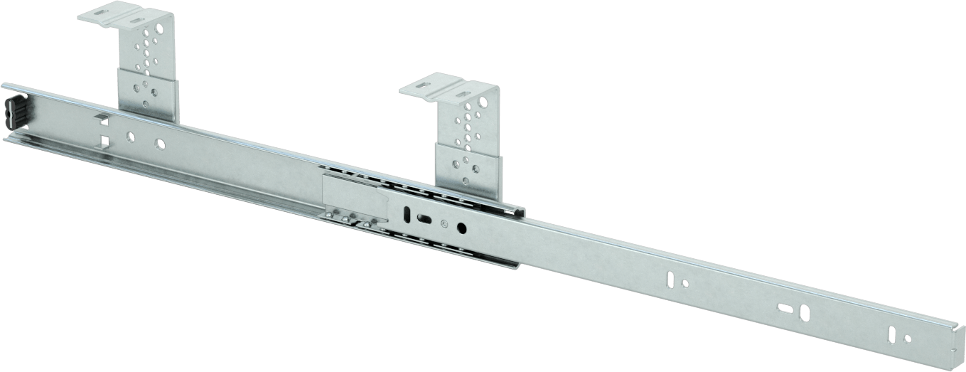 Tezgah Altı Çekmece Kılavuzları, 13-3/4" Kapalı Uzunluk