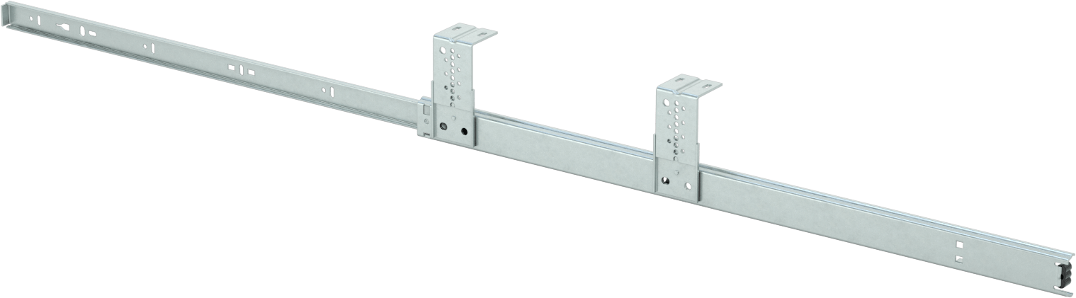 Tezgah Altı Çekmece Kılavuzları, 23-5/8" Kapalı Uzunluk