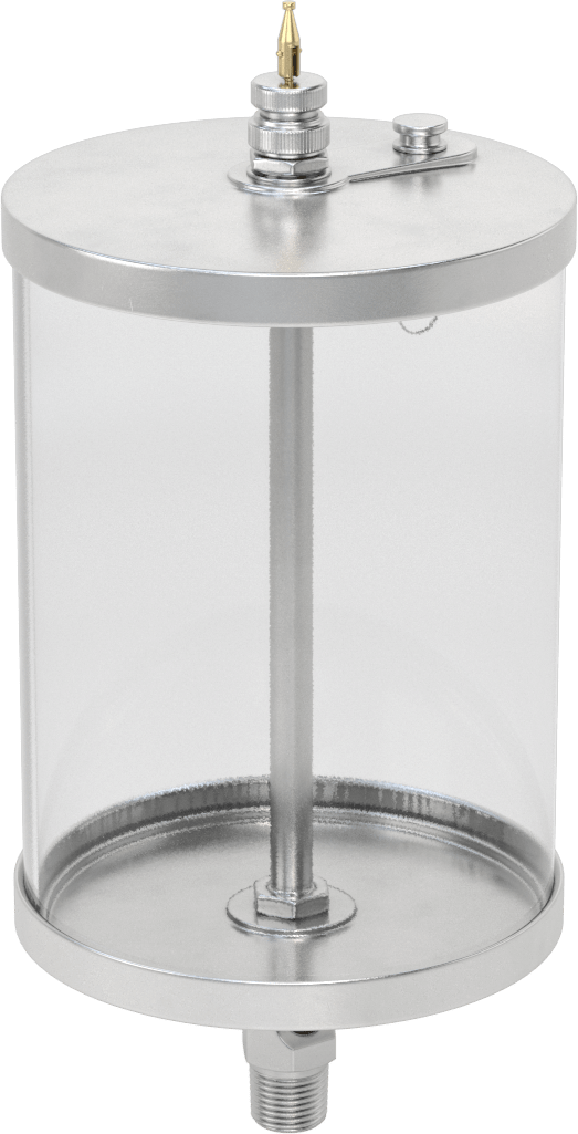 Akış Ayar Valfli Yağ Dağıtıcı, Maksimum 160°F, 1/2 NPTF Erkek Çıkış, 2 qt. Kapasite