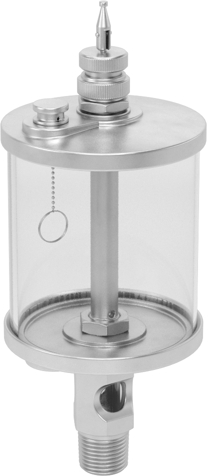 Akış Ayar Valfli Yağ Dağıtıcı, Maksimum 160°F, 1/8 NPTF Erkek Çıkış, 5/8 FL oz