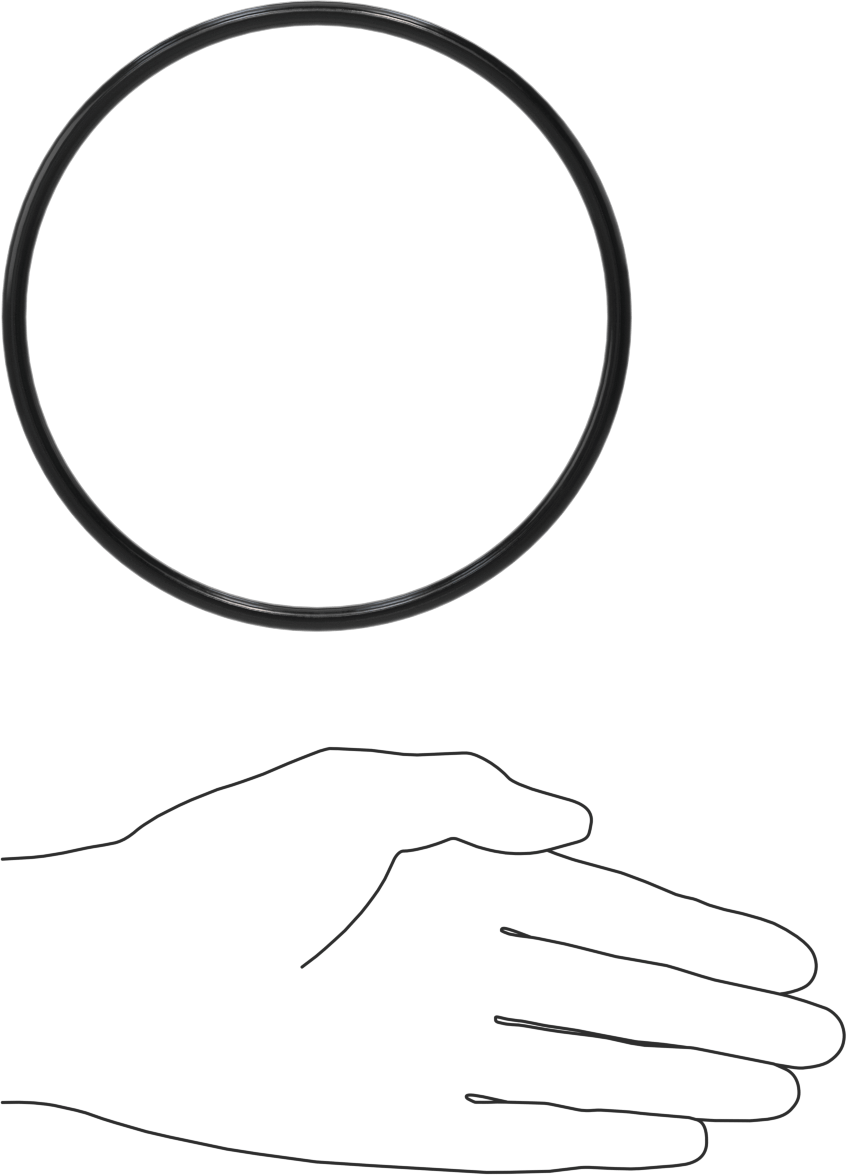 O-Ringler, Yağa Dayanıklı Buna-N, 3/16 Fraksiyonel Genişlik, 0,21" Gerçek Genişlik