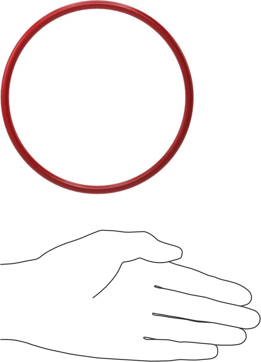 Yüksek Sıcaklık Silikon O-Ringler, 6 mm Genişlik