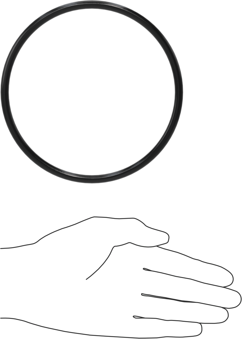 O-Ringler, Suya ve Buhara Dayanıklı EPDM, 0,25" Gerçek Genişlik