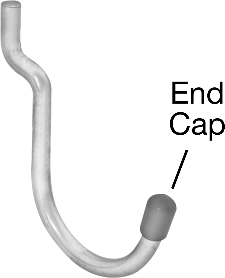 End Cap for 9/32" Diameter Pegboard Hooks