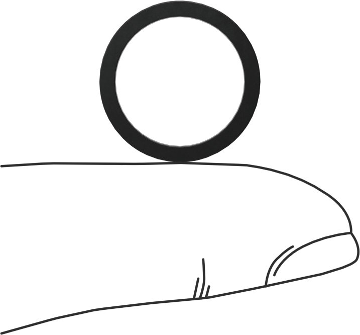 Kimyasallara Dayanıklı Viton® Floroelastomer O-Ring, Kare Profil, 1/16 Kesirli Genişlik, Dash No. 015