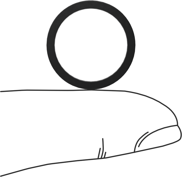 Kimyasallara Dayanıklı Viton® Floroelastomer O-Ring, Kare Profil, 1/16 Kesirli Genişlik, Dash No. 016