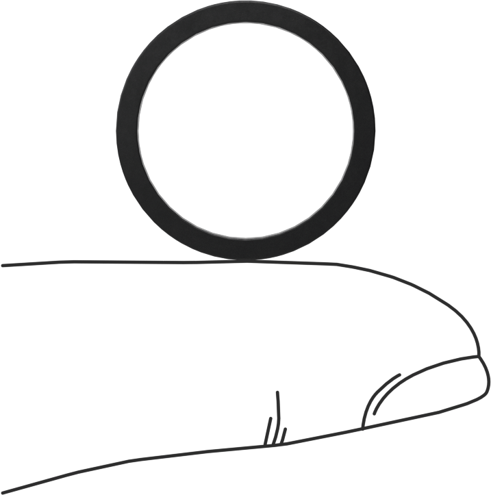 Kimyasallara Dayanıklı Viton® Floroelastomer O-Ring, Kare Profil, 1/16 Kesirli Genişlik, Dash No. 017