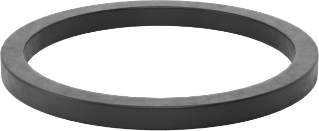 Kimyasallara Dayanıklı Viton® Floroelastomer O-Ring, Kare Profil, 1/16 Kesirli Genişlik, Dash No. 019