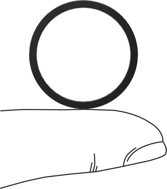 Kimyasallara Dayanıklı Viton® Floroelastomer O-Ring, Kare Profil, 1/16 Kesirli Genişlik, Dash No. 020