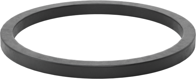 Kimyasallara Dayanıklı Viton® Floroelastomer O-Ring, Kare Profil, 1/16 Kesirli Genişlik, Dash No. 021