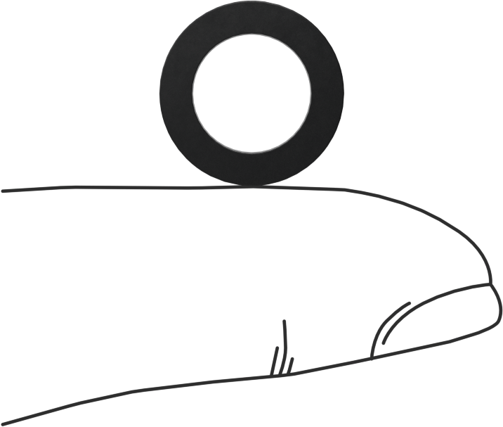 Kimyasallara Dayanıklı Viton® Floroelastomer O-Ring, Kare Profil, 3/32 Kesirli Genişlik, Dash No. 110