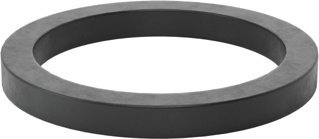 Kimyasallara Dayanıklı Viton® Floroelastomer O-Ring, Kare Profil, 3/32 Kesirli Genişlik, Dash No. 117