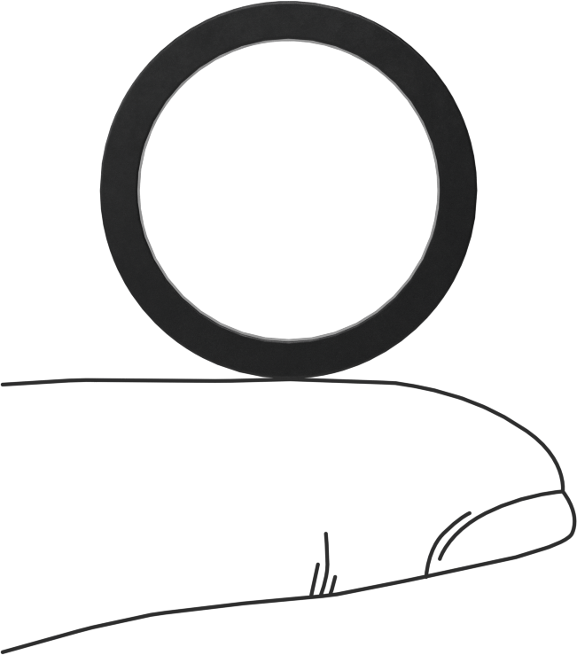 Kimyasallara Dayanıklı Viton® Floroelastomer O-Ring, Kare Profil, 3/32 Kesirli Genişlik, Dash No. 117