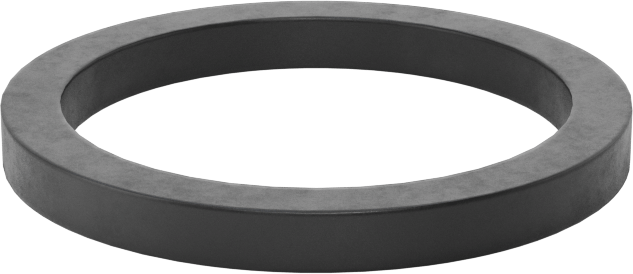 Kimyasallara Dayanıklı Viton® Floroelastomer O-Ring, Kare Profil, 3/32 Kesirli Genişlik, Dash No. 118