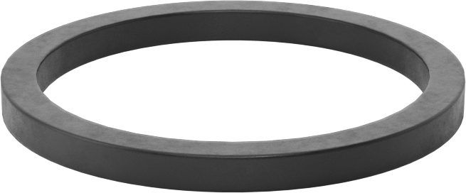 Kimyasallara Dayanıklı Viton® Floroelastomer O-Ring, Kare Profil, 3/32 Kesirli Genişlik, Dash No. 122