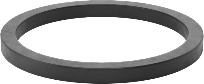 Kimyasallara Dayanıklı Viton® Floroelastomer O-Ring, Kare Profil, 3/32 Kesirli Genişlik, Dash No. 123