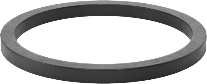 Kimyasallara Dayanıklı Viton® Floroelastomer O-Ring, Kare Profil, 3/32 Kesirli Genişlik, Dash No. 125