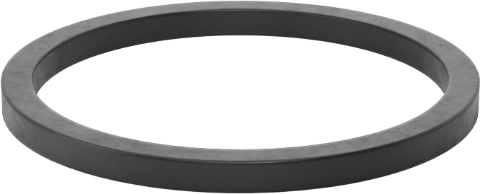 Kimyasallara Dayanıklı Viton® Floroelastomer O-Ring, Kare Profil, 3/32 Kesirli Genişlik, Dash No. 126