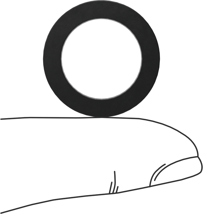 Kimyasallara Dayanıklı Viton® Floroelastomer O-Ring, Kare Profil, 1/8 Kesirli Genişlik, Dash No. 208