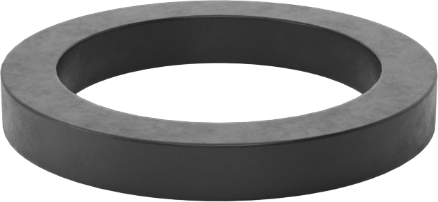Kimyasallara Dayanıklı Viton® Floroelastomer O-Ring, Kare Profil, 1/8 Kesirli Genişlik, Dash No. 211